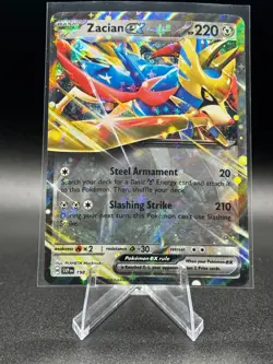 Zacian ex 198 Sv: Scarlet & Violet Promo Cards Holo Pokemon TCG - Image 1