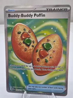 Pokemon Card TCG Buddy-Buddy Poffin 167/132 Me01: Mega Evolution Ultra Rare Foil - Image 1