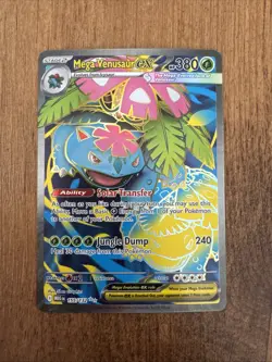 Mega Venusaur Ex Mega Evolution 155/132 Secret Rare Pokemon Card - Image 1