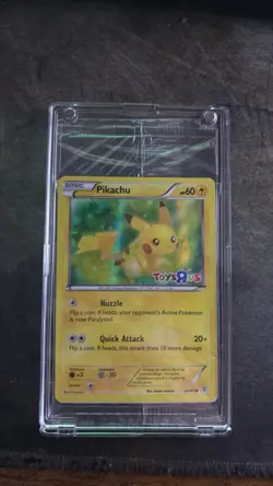 Pokemon Pikachu Toys "R" Us Promo Holo Card English 26/XY Basic Lightning - Image 1