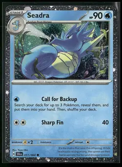 Seadra - (Cosmos Holo) Promo Holofoil Miscellaneous Cards & Products 011/064 NM - Image 1