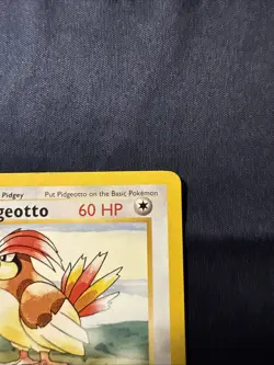 Pidgeotto 22/102 Shadowless Base Set Rare 1999 Pokemon Card WOTC Vintage - Image 3