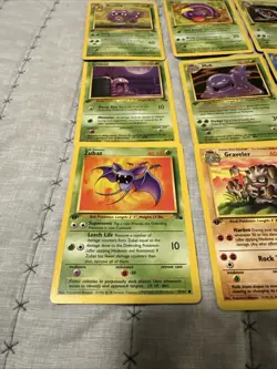 Pokemon Fossil Lot of 10 Non-holo 1st Edition Common Cards LP Vintage WOTC - Image 5