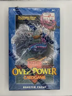Marvel Overpower Card Game Booster Pack New Sealed Fleer 1995 - Image 1