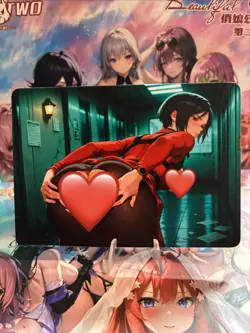 Matte Beautiful Waifu Handmade Card Goddess Story CCG Anime Double Sided - Image 2
