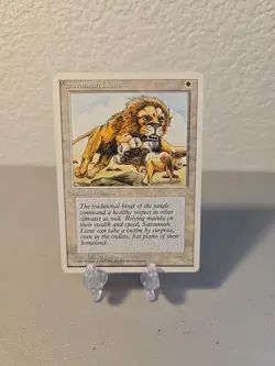 MTG Savannah Lions MP Fourth (4th) Edition - Image 1