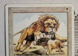 MTG Savannah Lions x1 LP ~4th Edition (Magic the Gathering)*Free Shipping* - Image 3