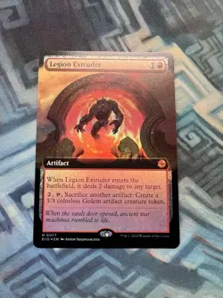 Foil Extended Art Legion Extruder NM Outlaws of Thunder Junction: the Big Score - Image 1