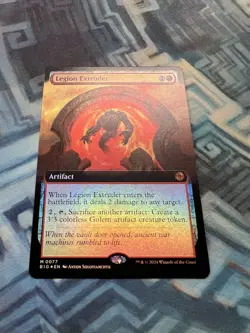 Foil Extended Art Legion Extruder NM Outlaws of Thunder Junction: the Big Score - Image 2