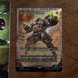 FRACTURE FOIL Krang - Utrom Warlord - Teenage Mutant Ninja Turtles (TNMT) - Image 1