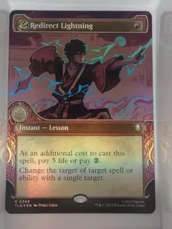 Redirect Lightning (Showcase) Avatar: The Last Airbender Foil - Image 1