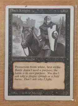 1993 MAGIC THE GATHERING UNLIMITED BLACK NIGHT TD25 - Image 1