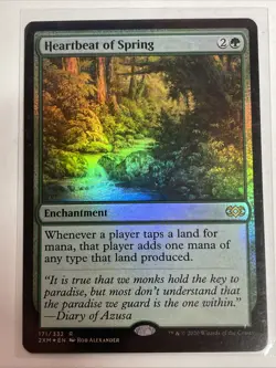 MTG Heartbeat of Spring Double Masters Foil #171 Rare - Image 1
