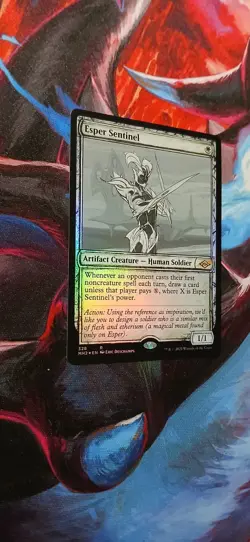 Magic: The Gathering Esper Sentinel Rare Showcase Foil #328 Modern Horizons 2 E… - Image 2