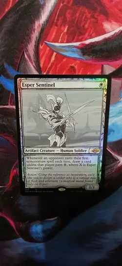 Magic: The Gathering Esper Sentinel Rare Showcase Foil #328 Modern Horizons 2 E… - Image 5