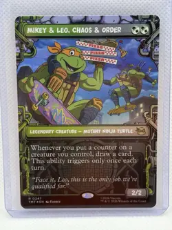 Mikey & Leo, Chaos & Order (Showcase) Teenage Mutant Ninja Turtles Foil 0247 - Image 1