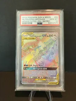 Pokemon Moltres Zapados Articuno GX 69/68 Hidden Fates Secret Rare PSA 10 - Image 1