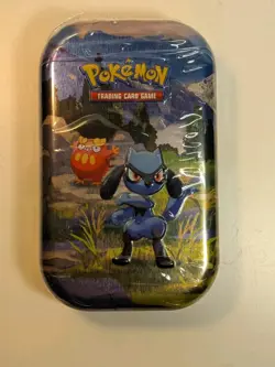 Pokemon Ascended Heroes Mini Tin (Riolu) Mega Evolution Sealed - Image 1