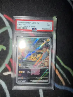 Pokemon TCG Pikachu 173/165 Scarlet & Violet 151 Illustration Rare Holo - Image 1