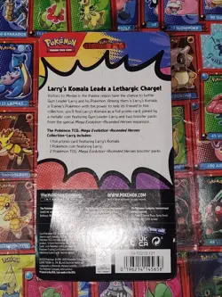 Pokemon TCG Ascended Hero’s 2-Pack Blister Card Larry’s Komala Promo NEW/Sealed - Image 3