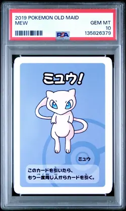 2019 POKEMON OLD MAID MEW PSA 10 - Image 1