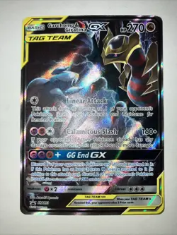 Garchomp & Giratina GX SM193 - Pokemon TCG Sun & Moon Tag Team Promo Holo - Image 1