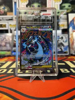TAG 10 - Mega Charizard X ex 023 Me: Mega Evolution Promo Holo Pokemon - Image 2