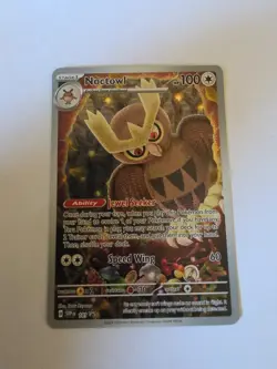 Noctowl SVP 141 Full Art Holo Pokemon Stellar Crown ETB Black Star Promo ENG NM - Image 1