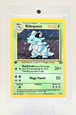 Pokemon TCG Nidoqueen Holo Rare Unlimited Jungle 07/64 - Image 3