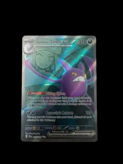 Pokemon Team Rocket's Crobat EX 217/182 Destined Rivals Ultra Rare Holo 310 HP - Image 1