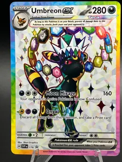 Pokemon TCG - Umbreon ex 176 & Espeon ex 175 Prismatic Evolutions Set New - Image 3
