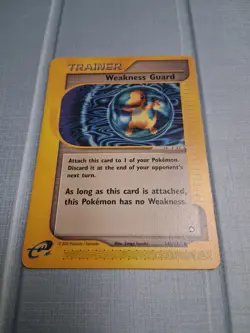 Pokemon Weakness Guard #141/147 Trainer Aquapolis NM Fast Ship - Image 2