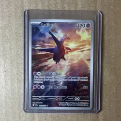 Pokemon Latios #203/191 Sv08: Surging Sparks Illustration Rare Full Art Holo - Image 1