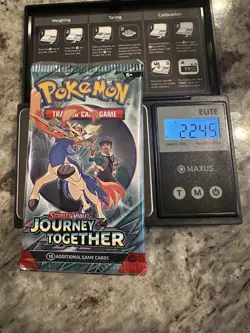 22.45g! HEAVY!- Pokemon TCG Journey Together Booster Pack! Sealed!-Possible GODU - Image 1