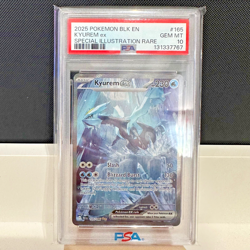PSA 10 Kyurem EX 165/086 Special Illustration Rare Pokemon 2025 SV Black Bolt - Image 1