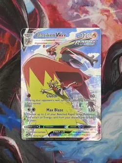 Pokemon TCG Blaziken VMAX Silver Tempest Trainer Gallery TG15/TG30 - Image 1