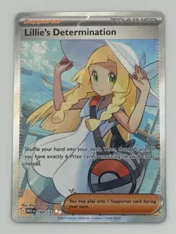 Pokemon Lillie's Determination Mega Evolution 169/132 Ultra Rare - Image 1