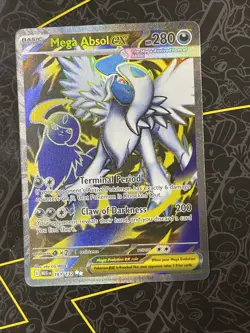 Mega Absol EX 161/132 Me01: Mega Evolution Ultra Rare Holo 280HP Pokemon TCG - Image 1