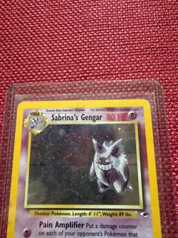 Pokemon Sabrina's Gengar Holo 14/132 80 HP -GYM HEROES SET - Image 2