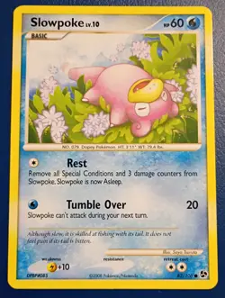 Pokemon - Slowpoke 82/106 - DP Great Encounters - Vintage 2008 - LP - Image 1