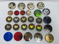 Lot Of x27 Official Pokemon TCG coins - Image 1