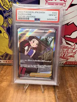 Pokemon PSA 10 Roxanne SAR 242/172 VSTAR Universe Japanese Full Art Gem Mint - Image 1