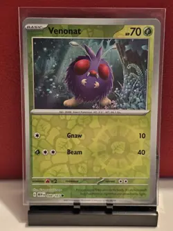 Venonat 151 Reverse Holo Pokemon TCG 048/165 Scarlet & Violet Common - Image 1