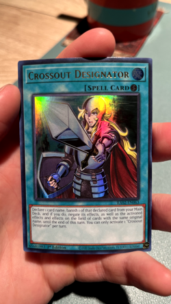 Crossout Designator: RA02-EN063 - Ultra Rare - 1st Edition - YuGiOh - Image 1