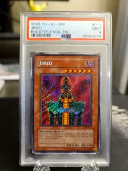 2003 Yu-Gi-Oh! Jinzo BPT-011 PSA 9 MINT - Image 1