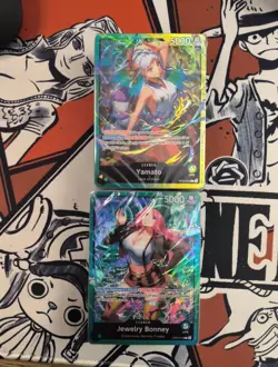 One Piece TCG Green Yellow Starter Deck 28 Yamato ST-28 And Bonney - Image 1