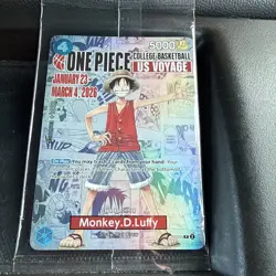 Bandai Monkey.D.Luffy US Voyage Promo P-055 One Piece CCG Card - Image 2