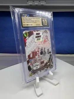 One Piece Gum Gum Fire-Fist Pistol Red Hawk AA Event Op11-114 CGC Pristine 10 - Image 2