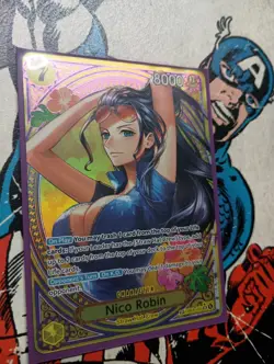 Nico Robin SP Alt Art EB03-055 SR ONE PIECE Heroines Edition Near Mint - Image 2