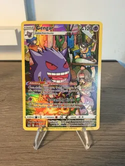 Pokemon TCG card Gengar TG06/TG30 Lost Origin Trainer Gallery Full Art Holo Mint - Image 1